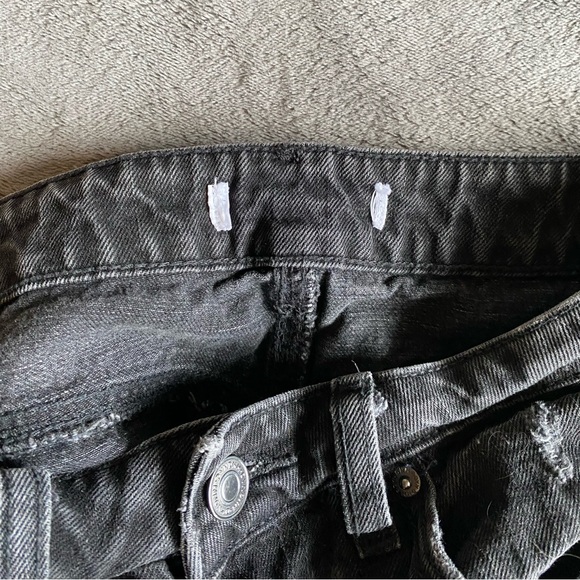 Garage black Jean shorts size 26 - Picture 3 of 4